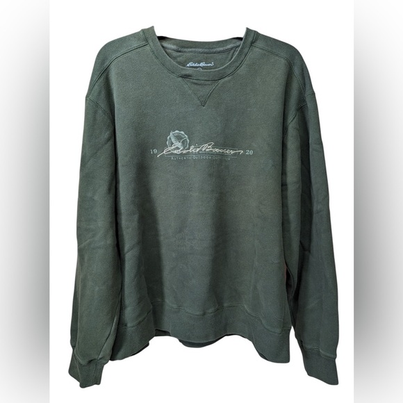 Vintage green‎ Eddie Bauer Sweater oversized size XL - Picture 1 of 6